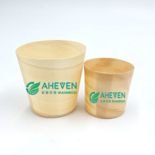 Party Products Disposable Wooden Mousse Cup Food Container For Cakes